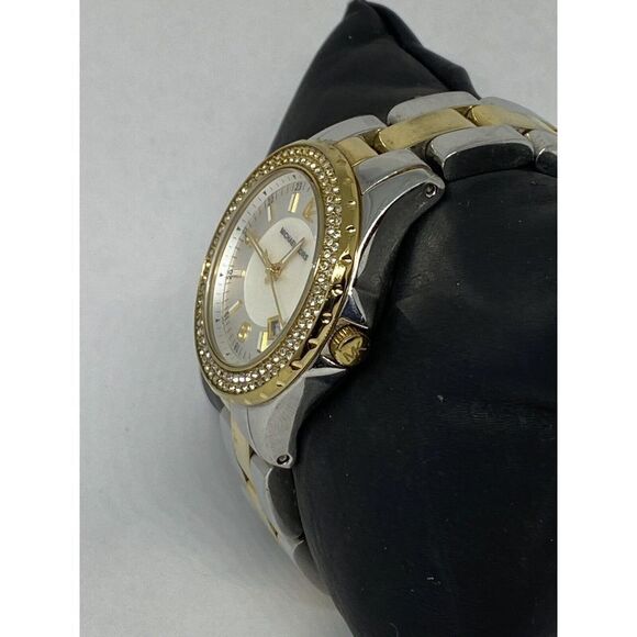 Michael Kors MK5584 Women's Two Tone Bracelet Analog Dial Quartz Watch MP727 - Picture 4 of 12